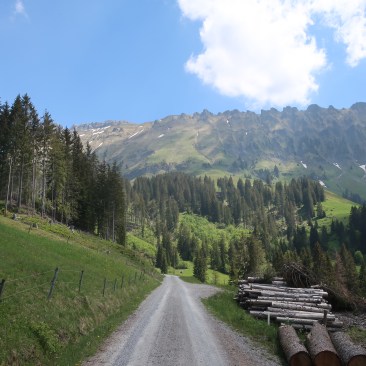 Blick Richtung Schrattenflue. Bei Kadhus.