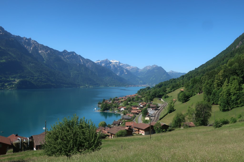Blick auf Oberried und Brienzersee.