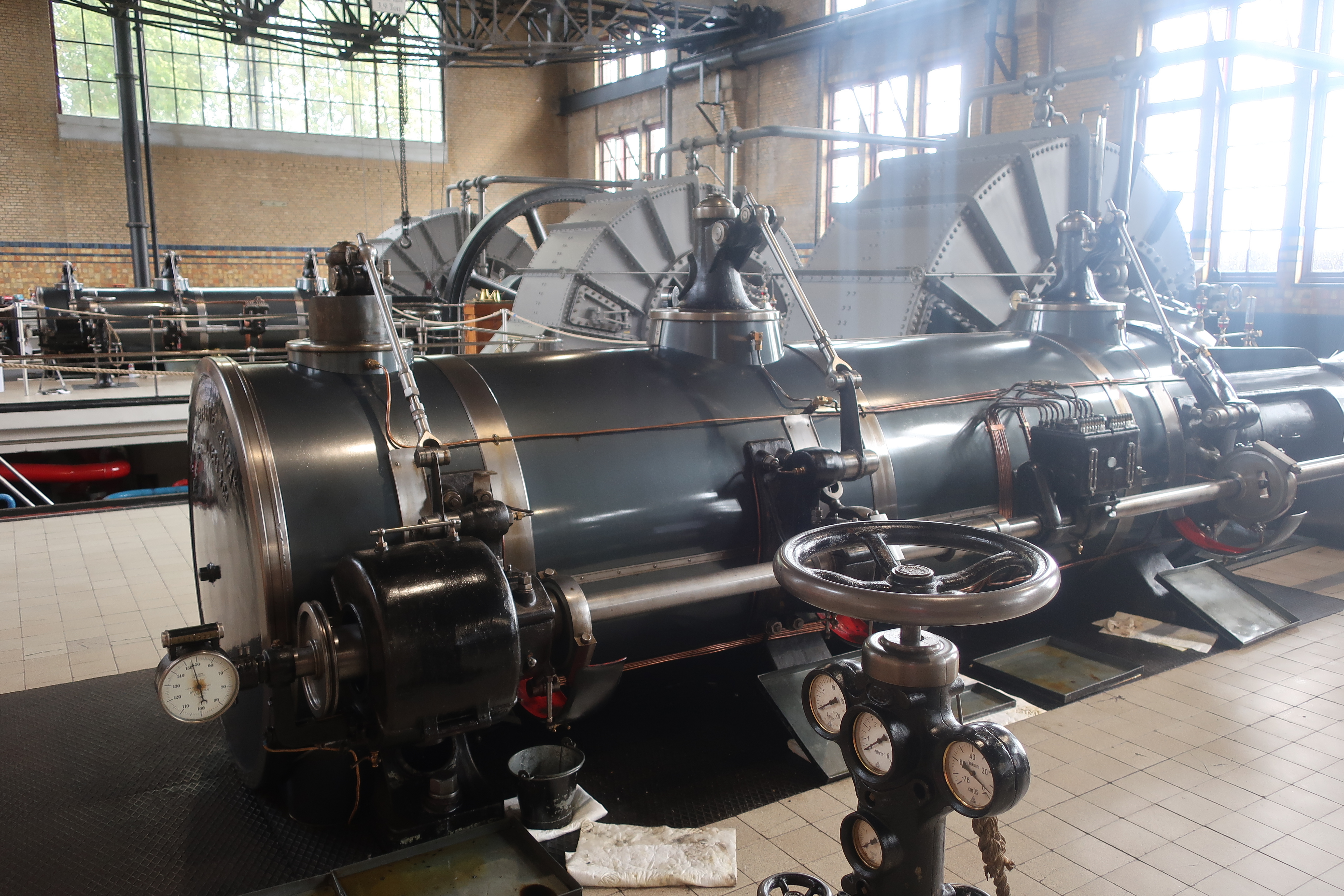 Dampfmaschine im Wouda-Gemaal.