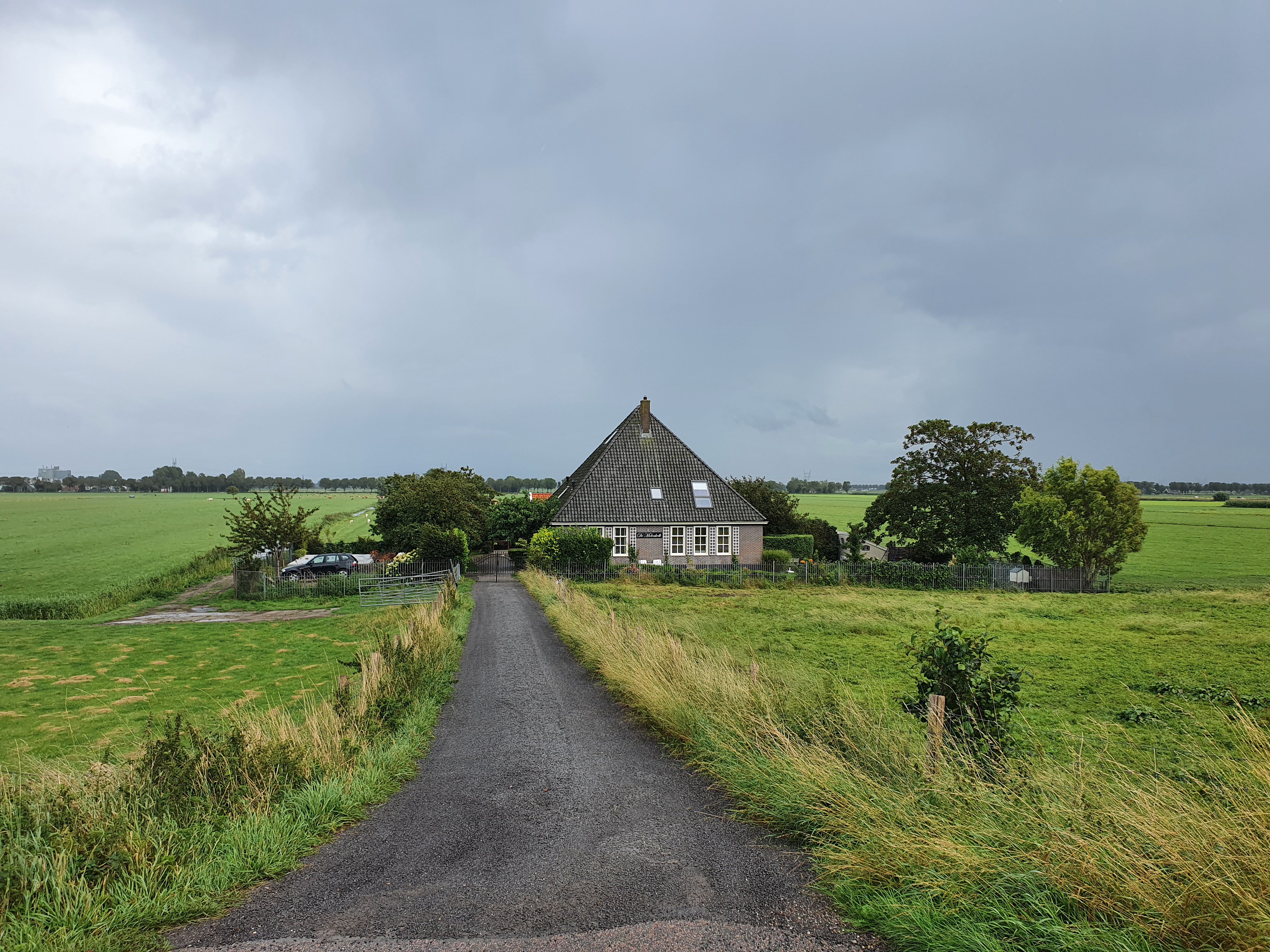 Quadratisches Haus im Beemster.