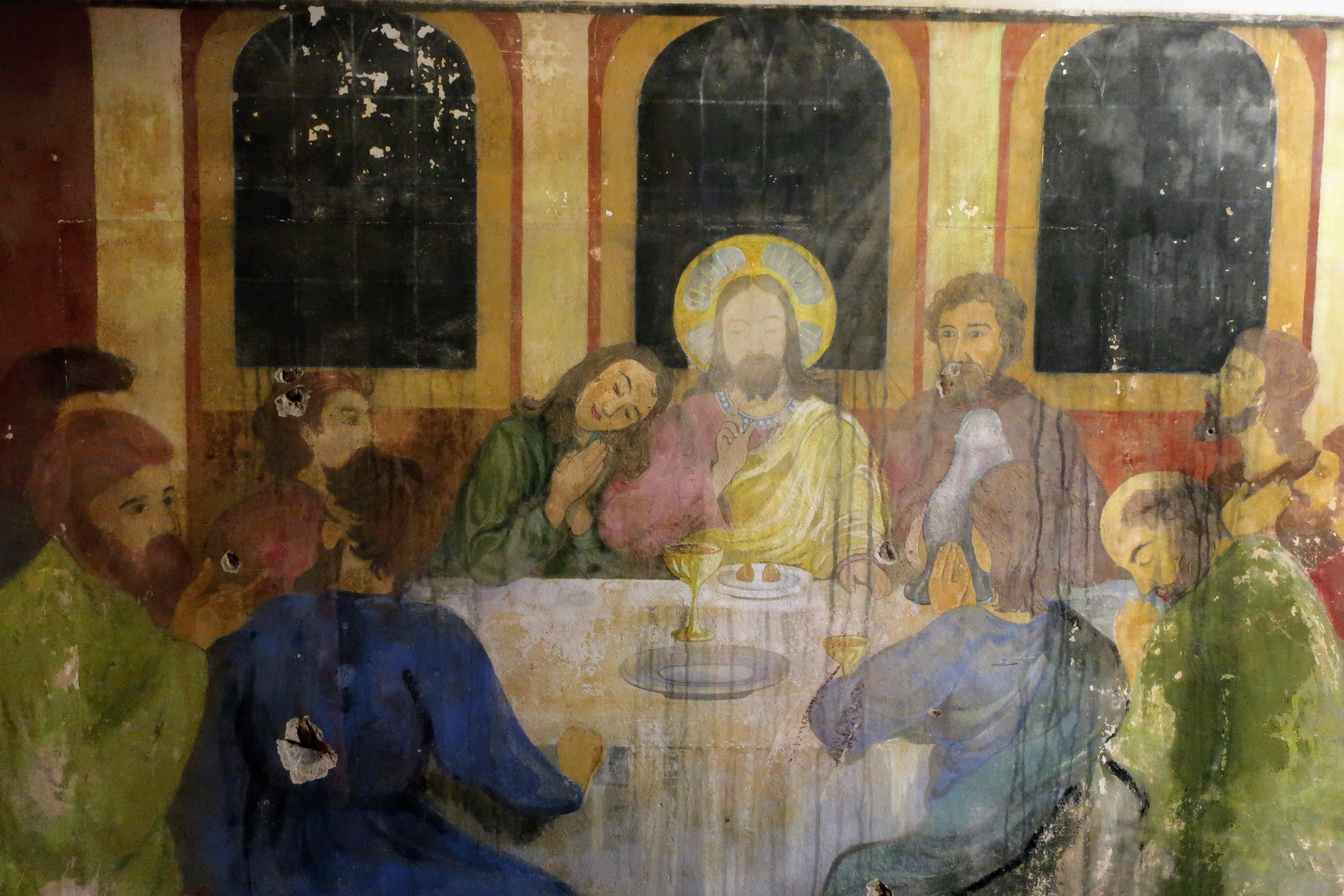 Letztes Abendmahl mit Maria Magdalena. Festung Spijkerboor.