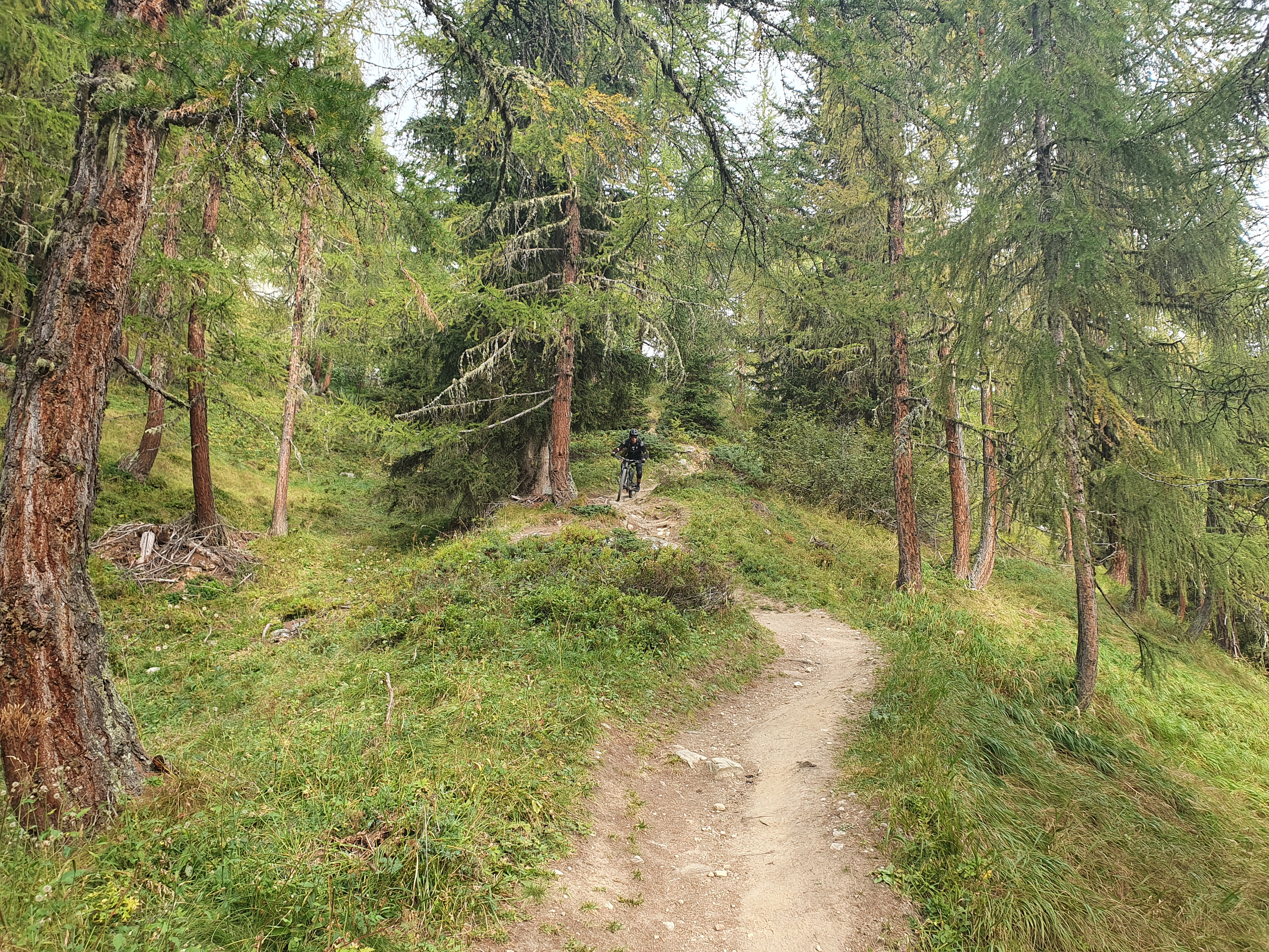 Belalp. Trail vom Hotel Belalp über Holzij zurück nach Blatten bei Naters.