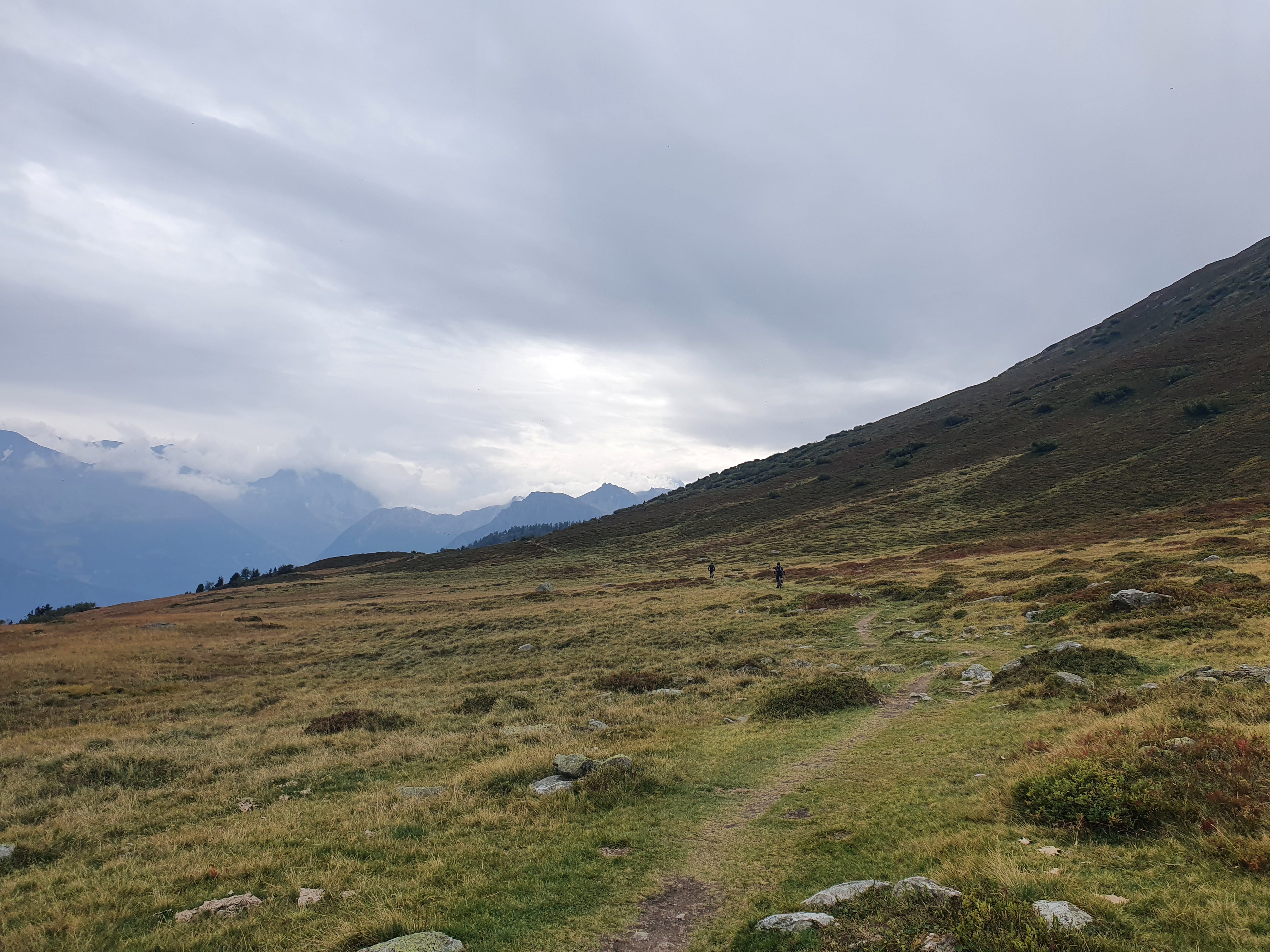 Bike-Trail. Belalp Richtung Birgisch.