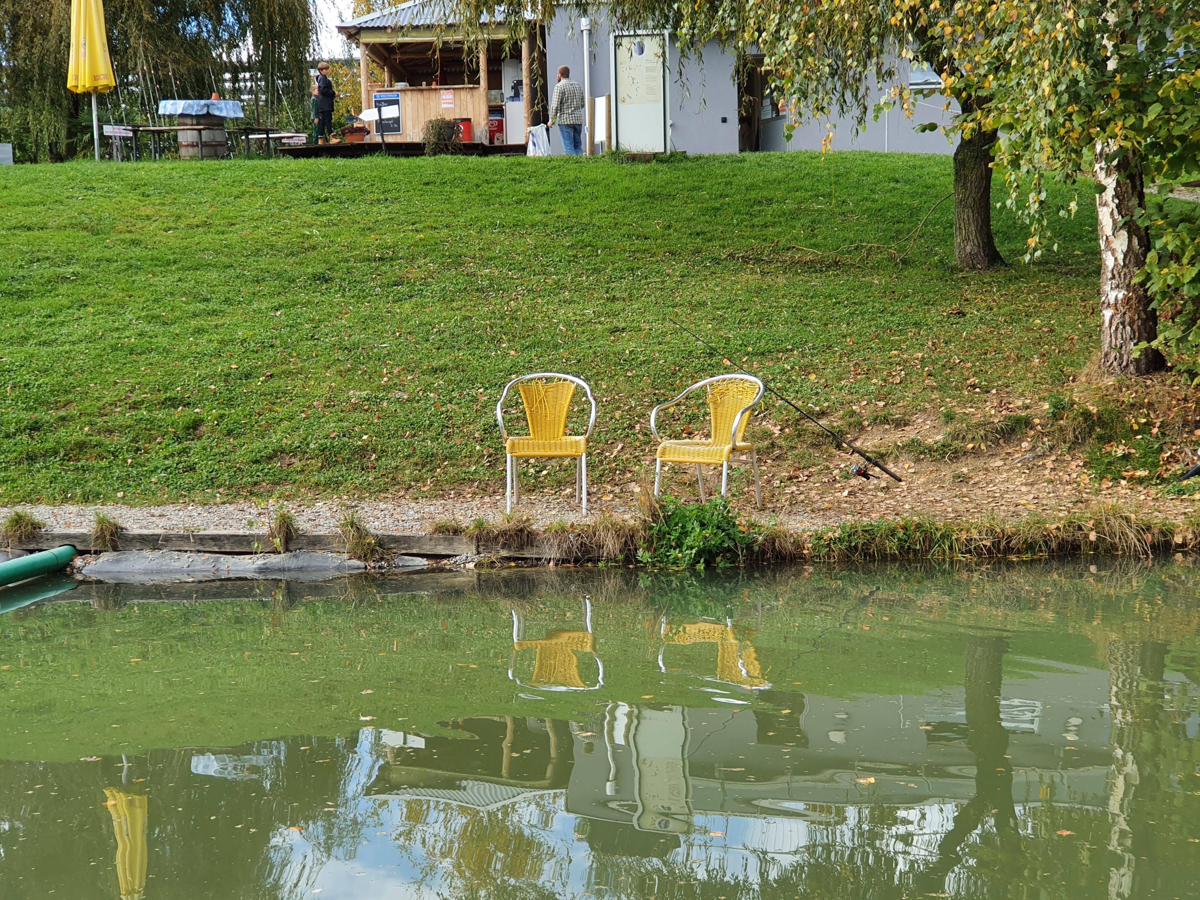 Fishing on the Farm in Römerswil.