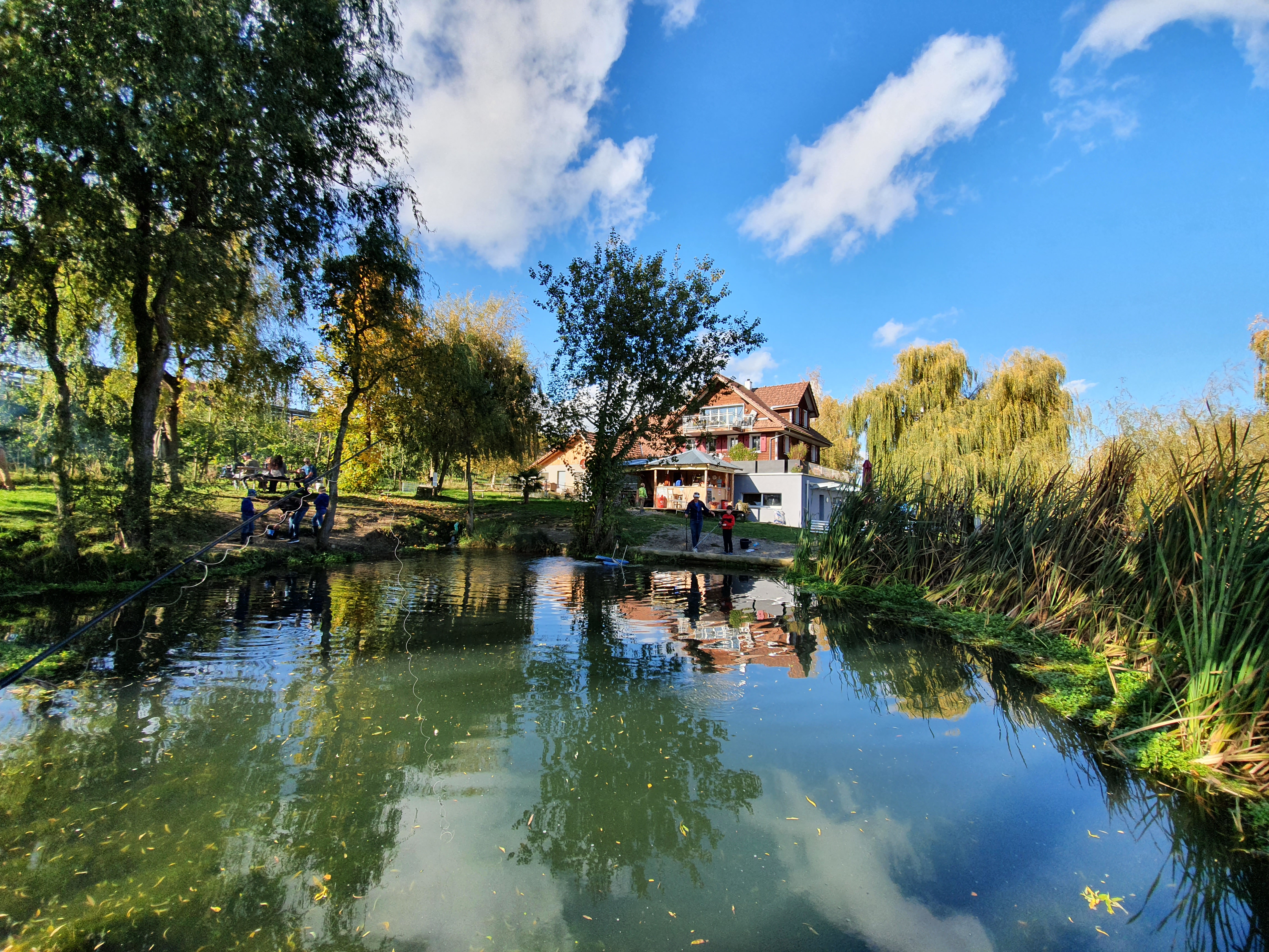 Fishing on the Farm. Fischzucht der Familie Spielhofer.
