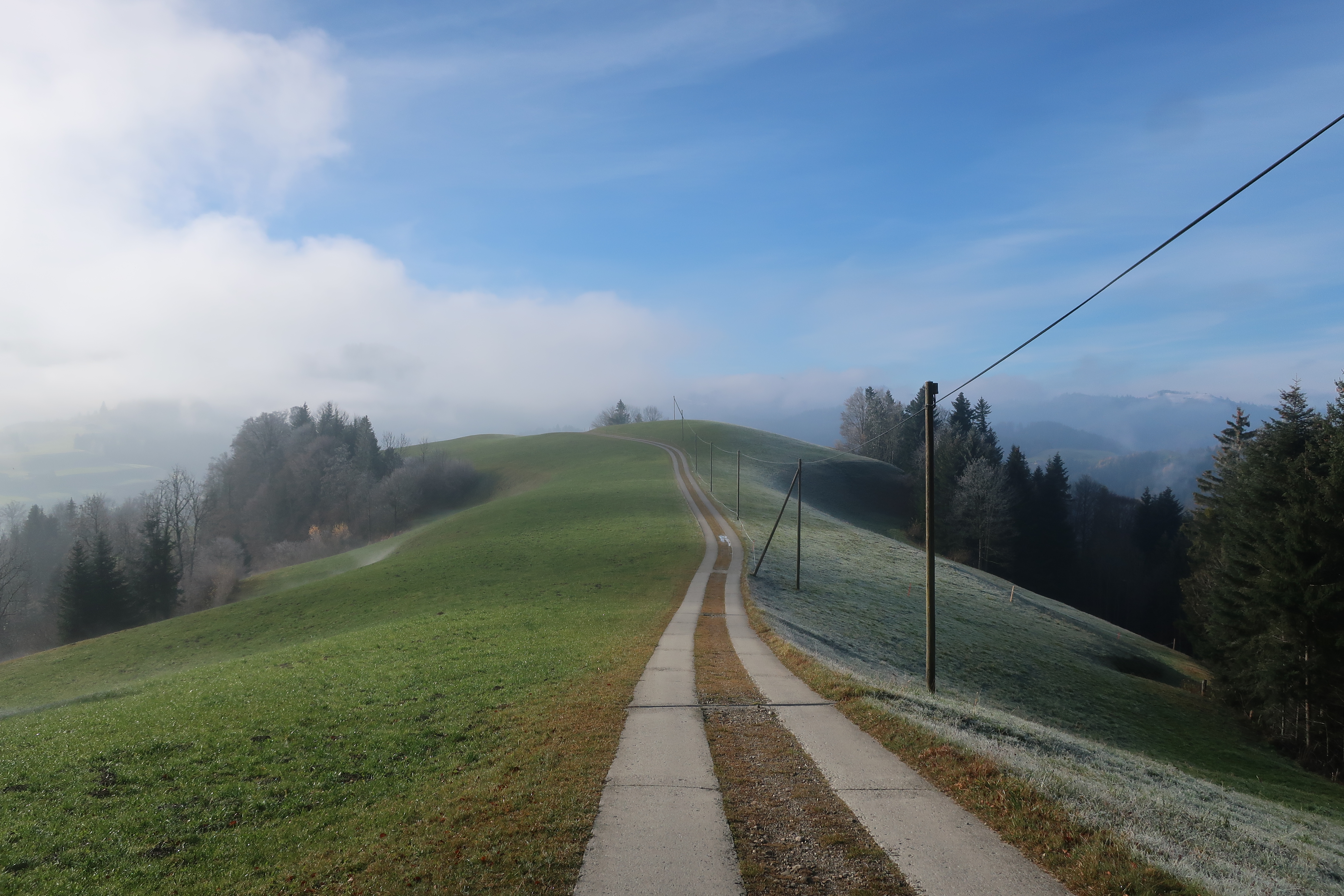 Richtung Ober Waldegg.