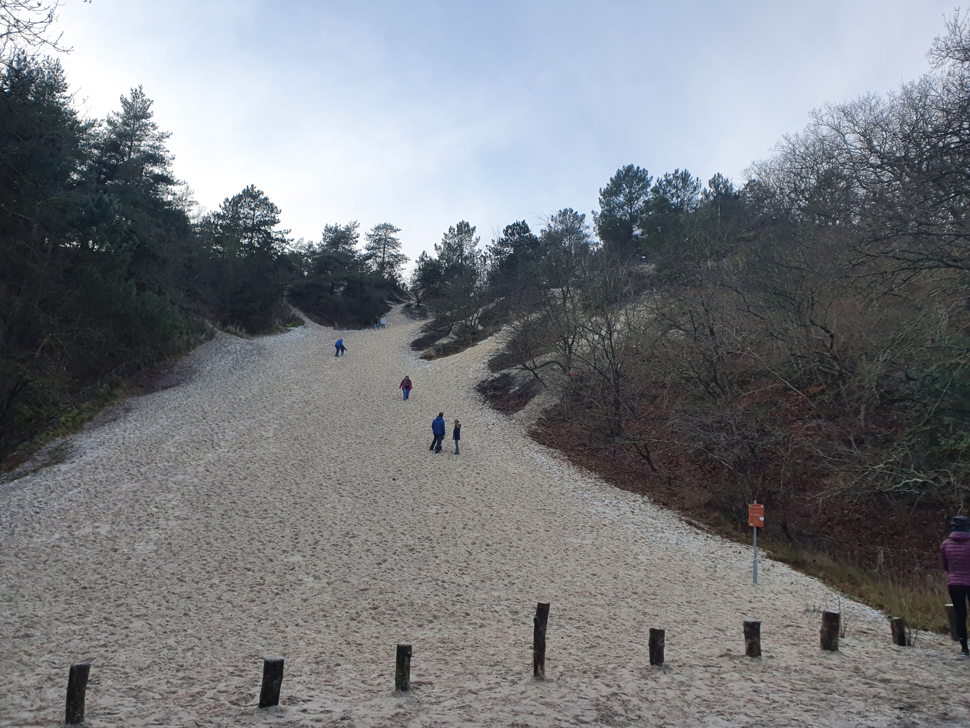 Anstieg zum Catrijper Nok.