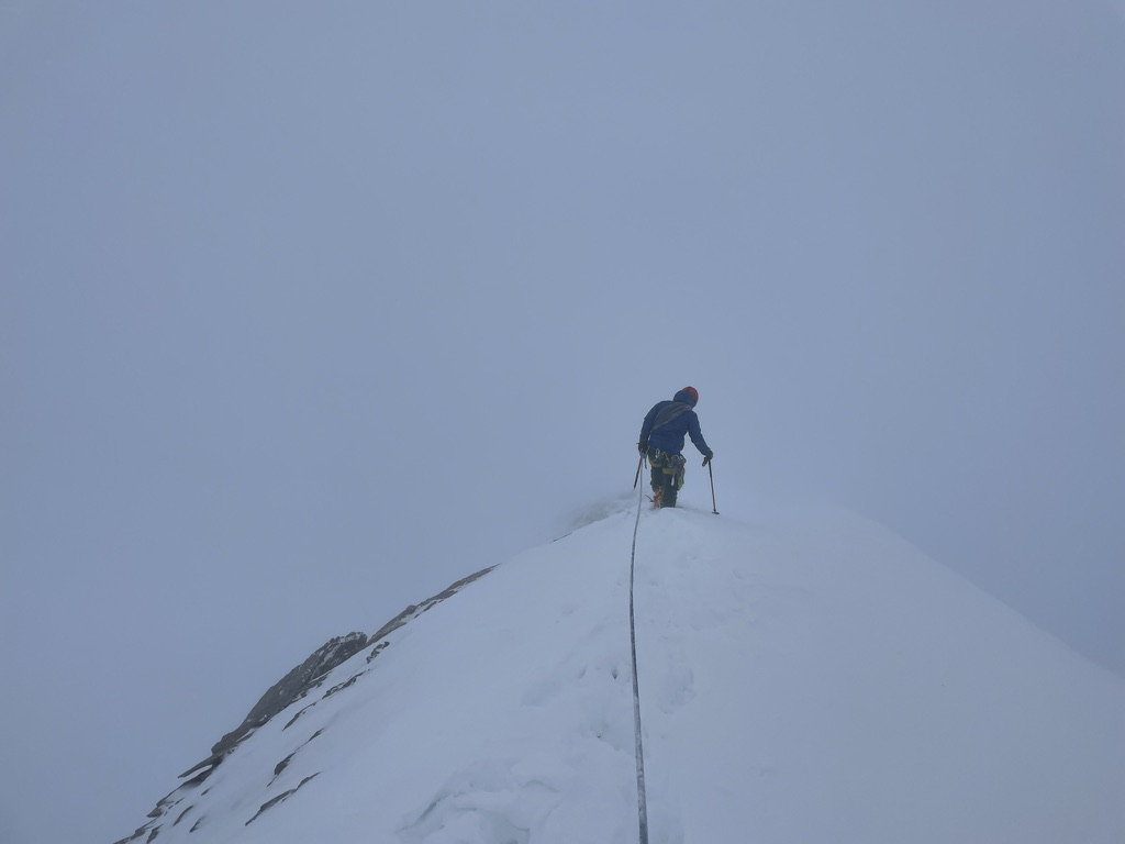 Abstieg vom Theodulhorn.