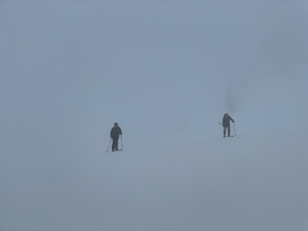 Immer knapp vor dem White-Out.