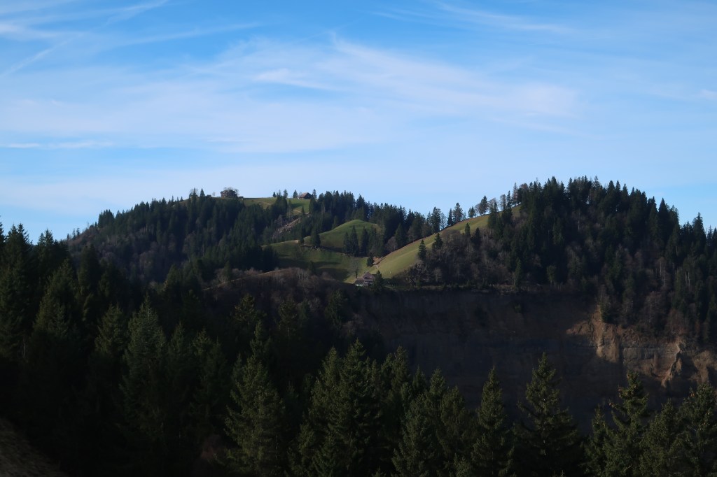 Blick Richtung Napf. Kurz vor dem Romooser Änzi.