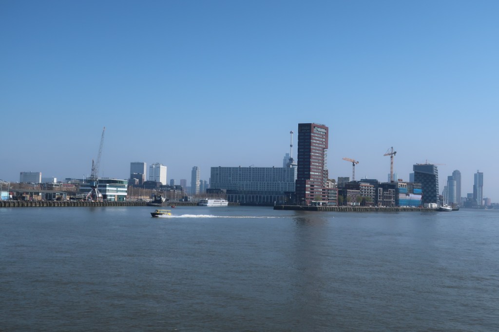 Wassertaxi in Rotterdam.