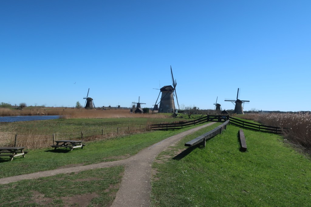Windmühlen in Kinderdijk.