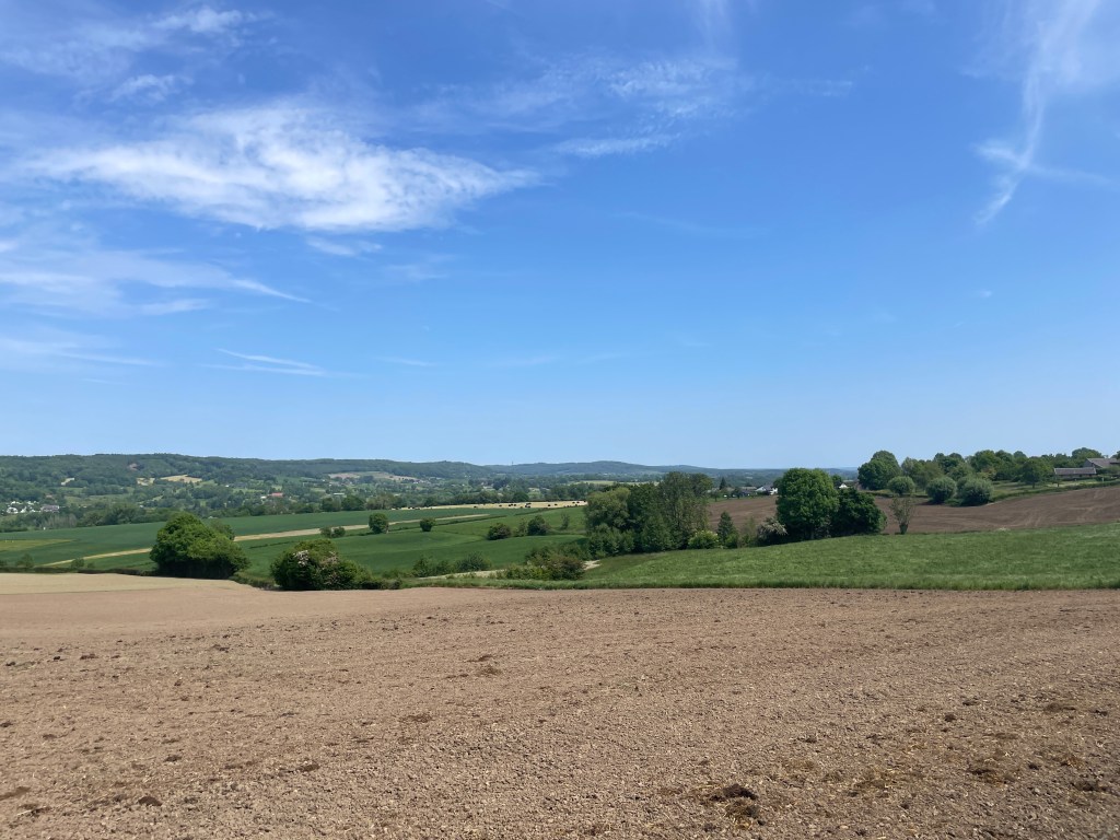 Blick nach Kuttingen. Von Het Veld.