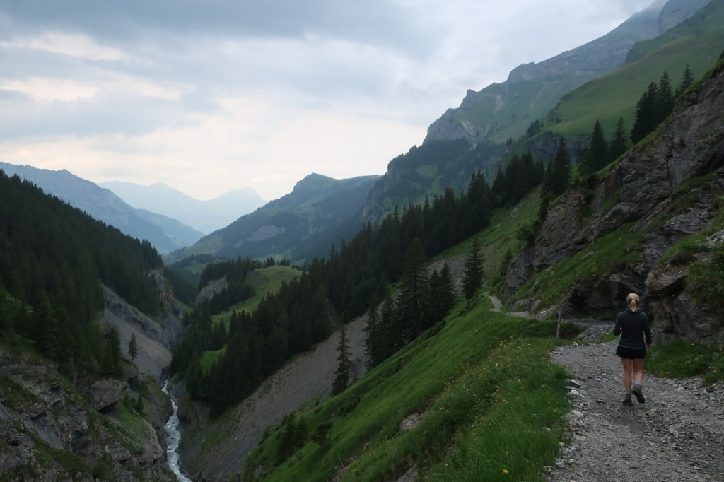 Auf dem Weg zurück von Gamchi nach Gorneren.