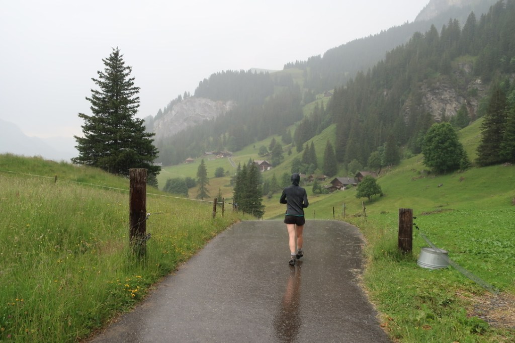 Nass, aber schon bald zurück im Naturfreundehaus.