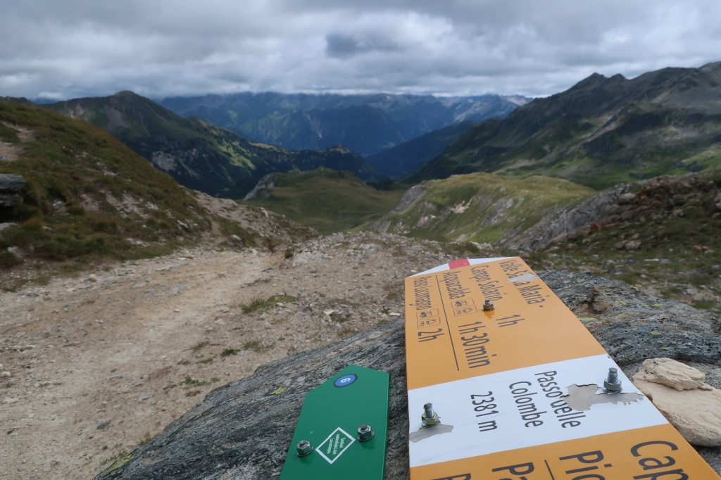 Auf dem Passo delle Columbe.