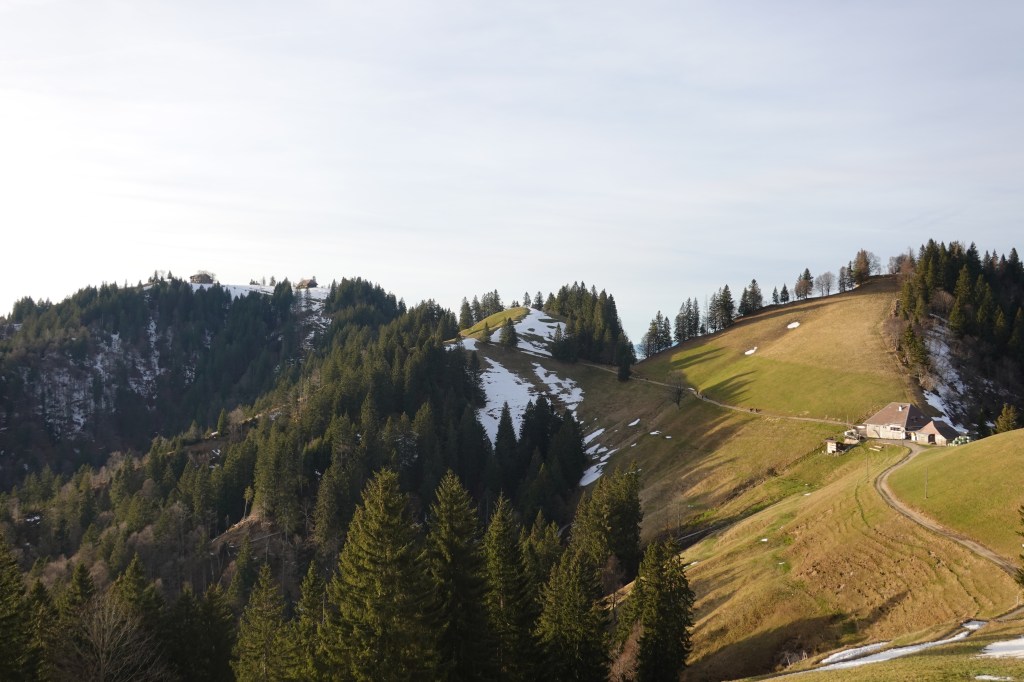 Stächelegg und Napf vom Romooser Änzi (Änzilegi) aus gesehen.