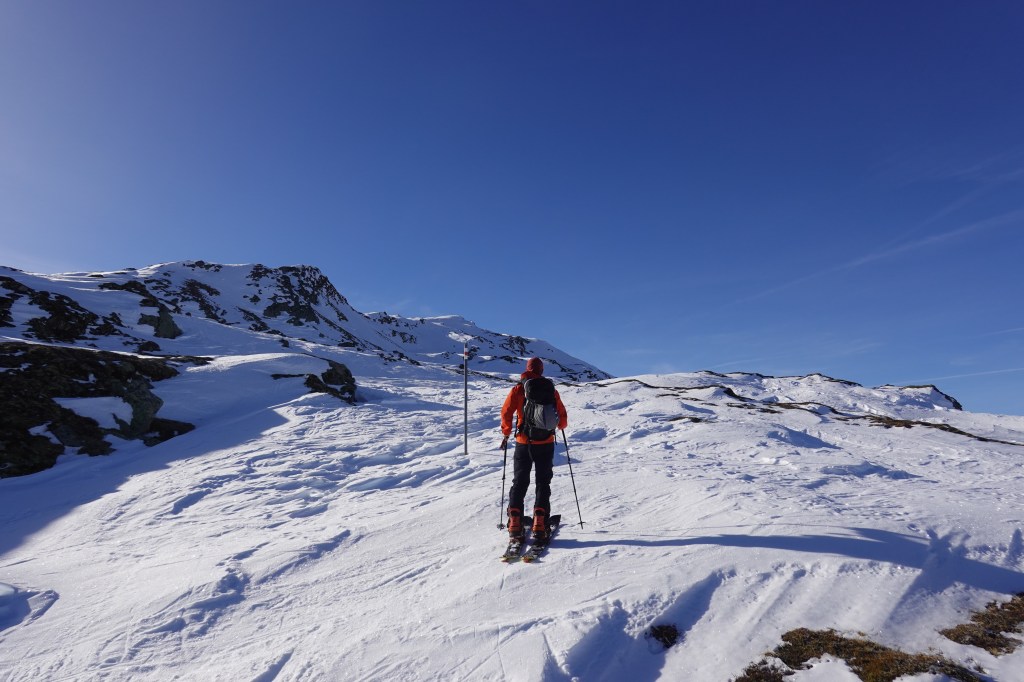 Aufstieg zum Piz Titschal.