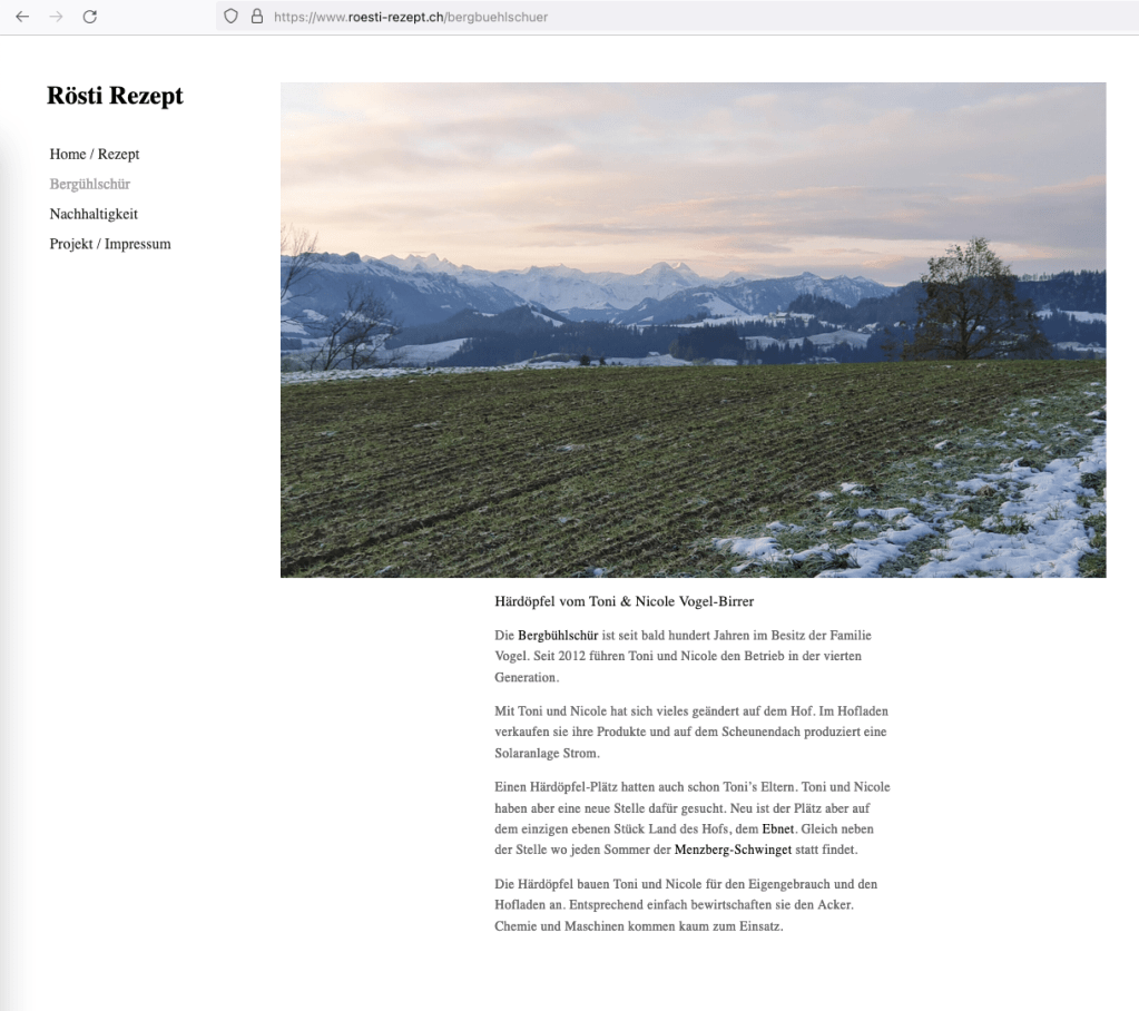 roesti-rezept.ch - Über die Herkunft der Härdöpfel