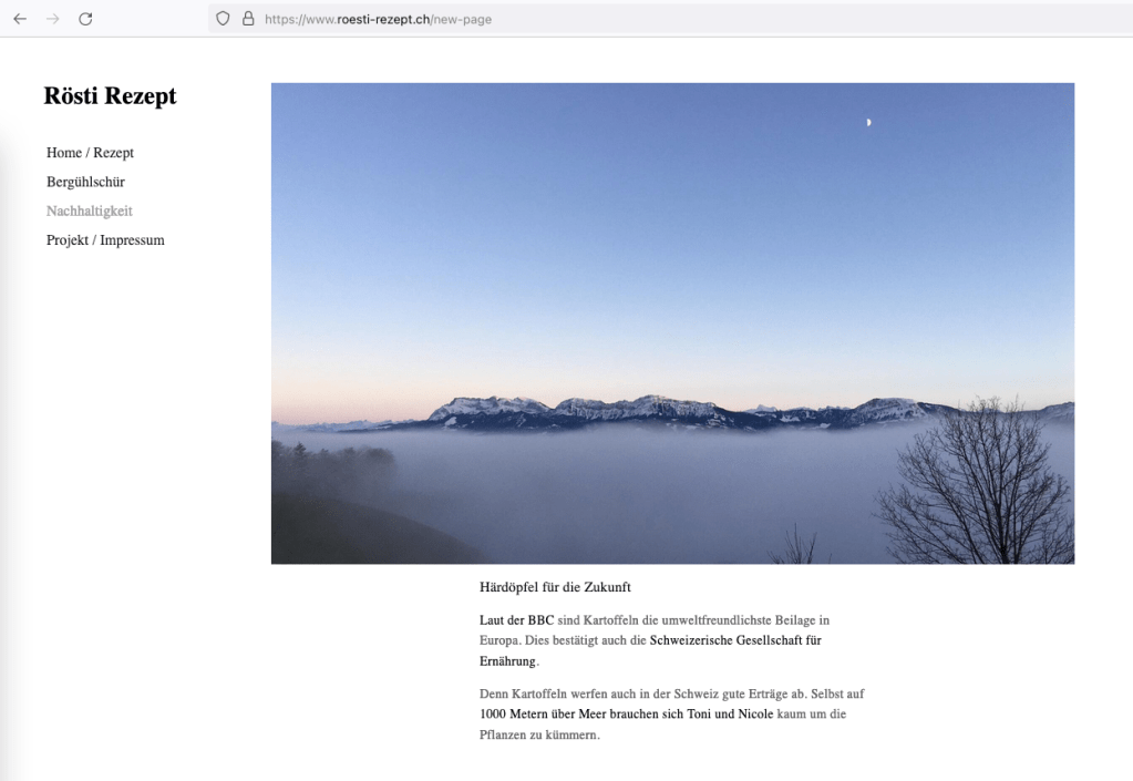 roesti-rezept.ch - Härdöpfel sind nachhaltig