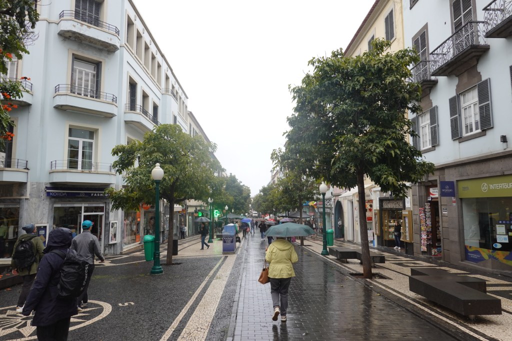 Funchal bei Regen.