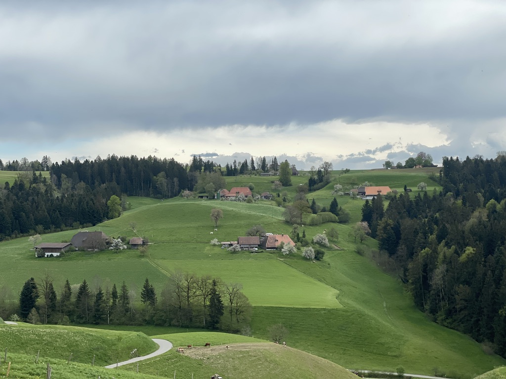 Emmental. Irgendwo in den Hügeln zwischen Affoltern und Rüegsau.