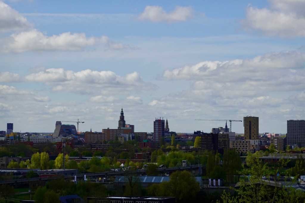 Blick in die Groninger Altstadt vom Kardingerberg.