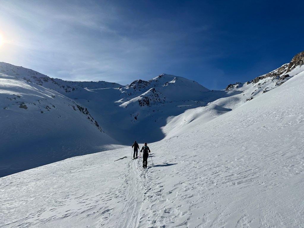 Tag 3. Kurz vor dem Teltschehorn.